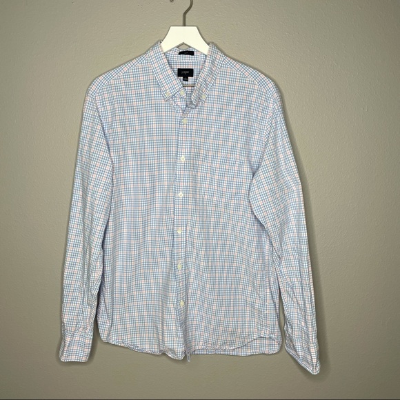 J. Crew Other - J. Crew Men's Checkered Button Down Long Sleeve Shirt